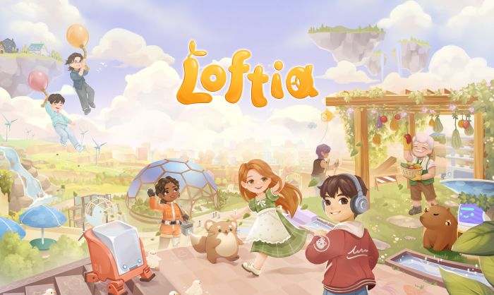 Loftia splash image with logo